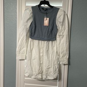 COPY - Misguided sweater insert shirt dress